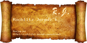 Rochlitz Jermák névjegykártya